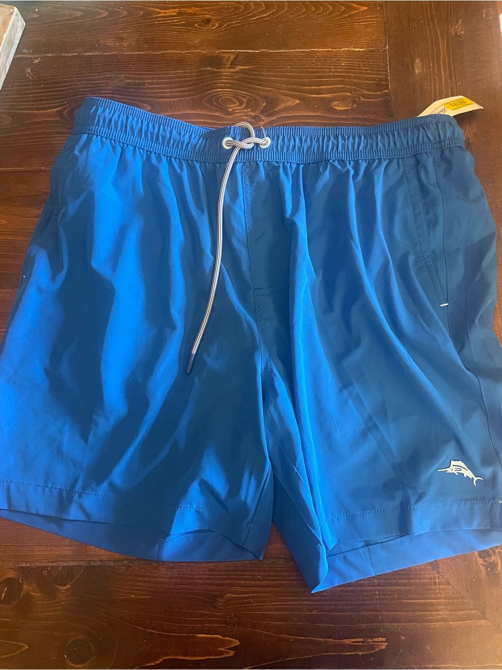 Naples Valley Men's Blue Performance Swim Trunks